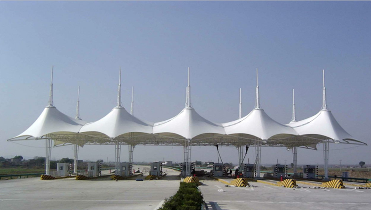 Toll Plaza Tensile Canopy